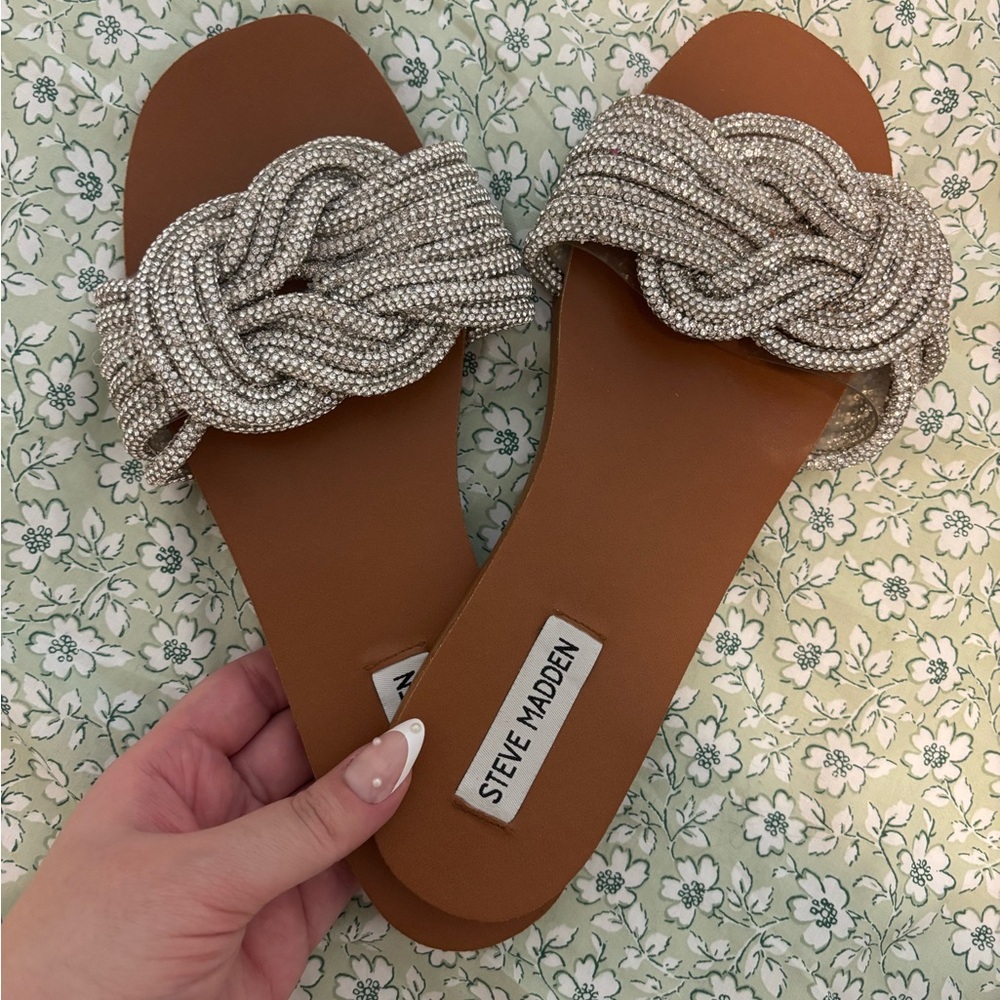 Steve Madden Women's Sparkly Sandals Size 8